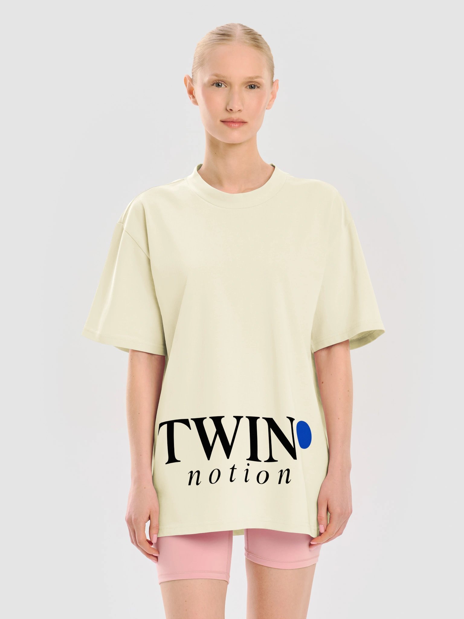 TWIN notion Tee - Faded Bone (2026) product image (9)