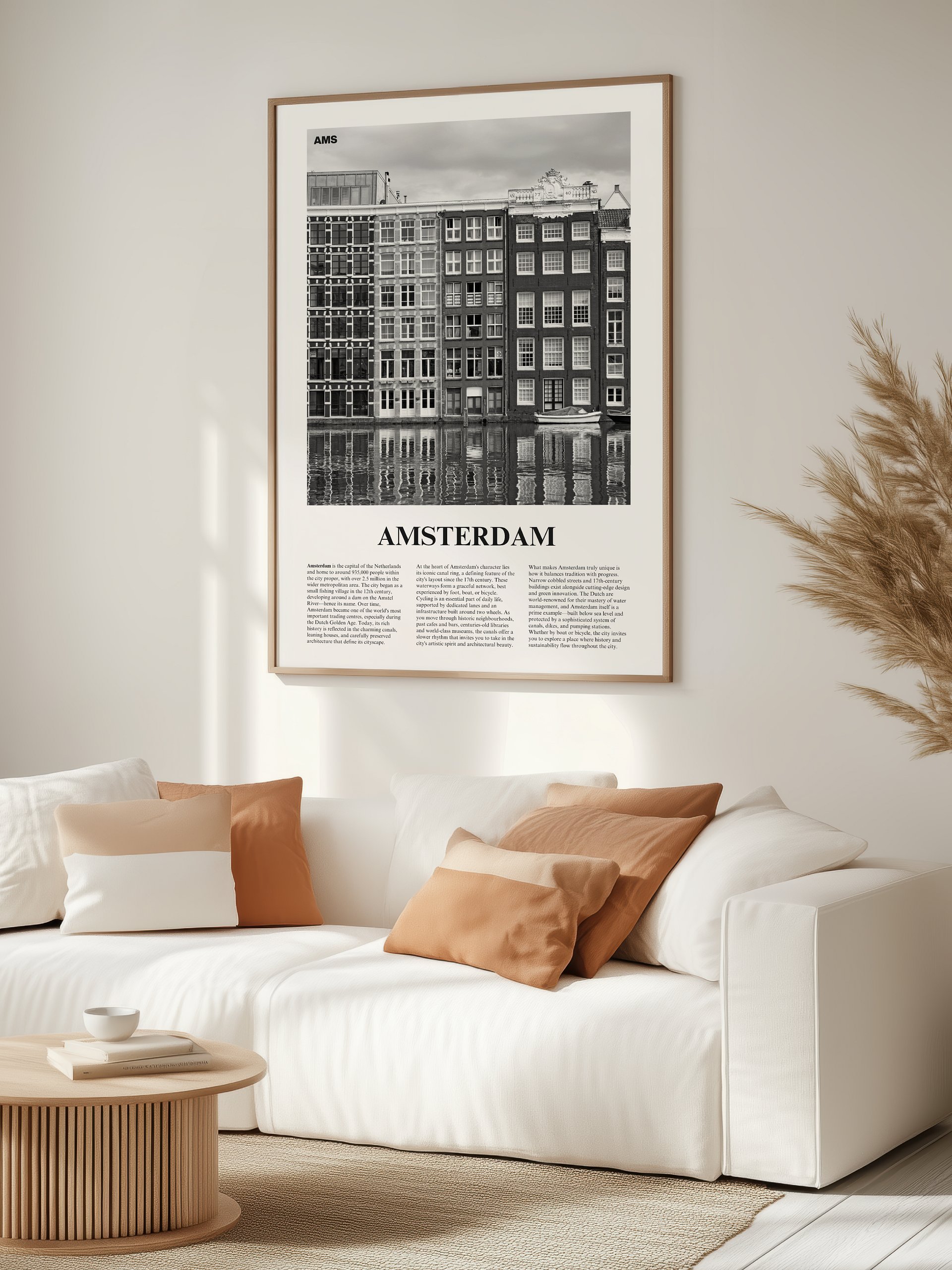 Amsterdam 01 Newspaper Poster | Framed product image (3)