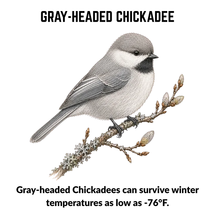 Gray-headed Chickadee Tee product image (2)