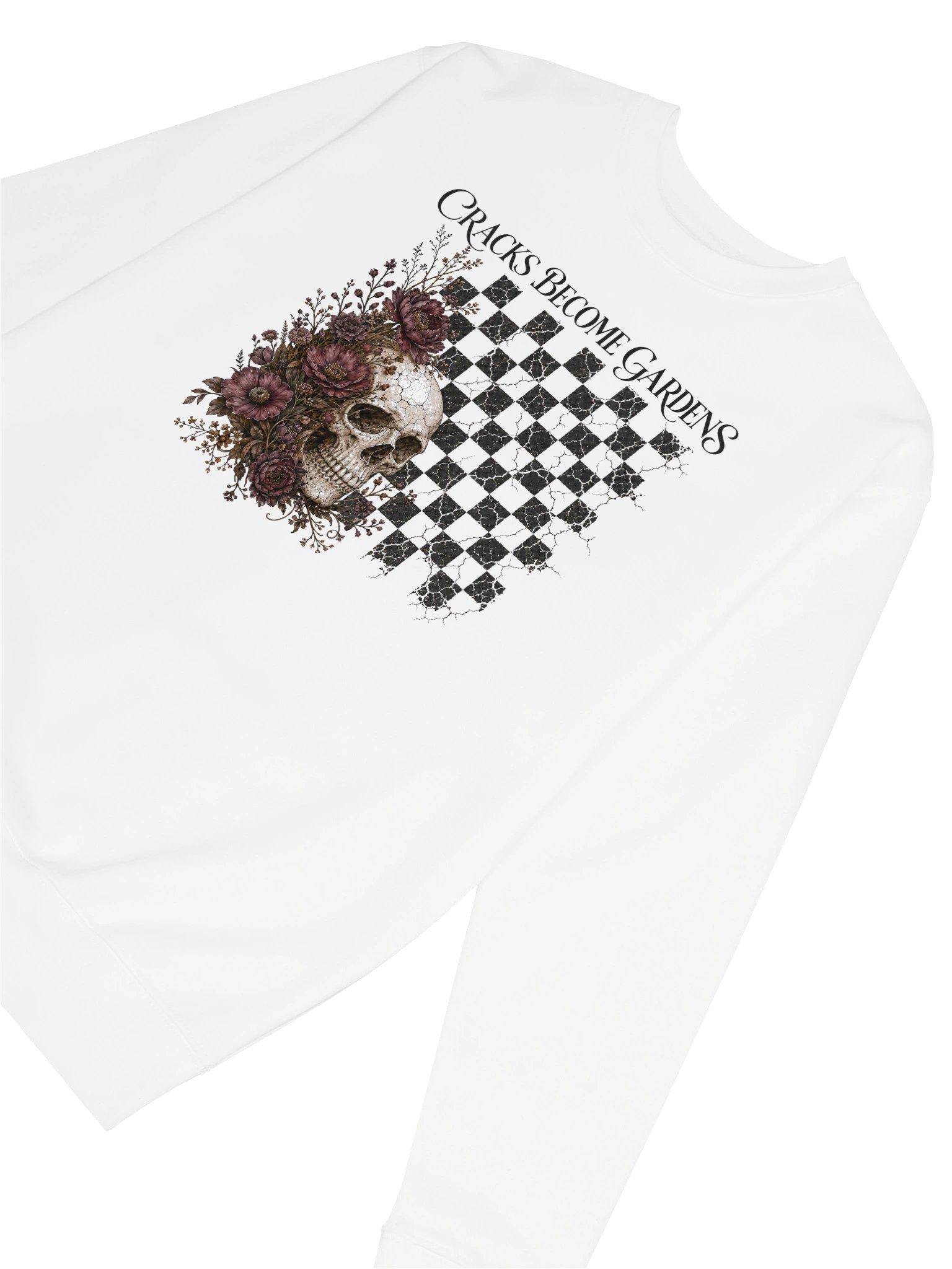 Cracks Become Gardens Gothic Floral Sweatshirt | Cotton Heritage Premium Sweatshirt product image (133)