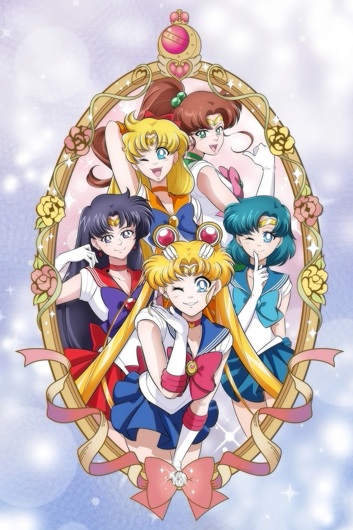 Inner Sailor Guardians Print product image (1)