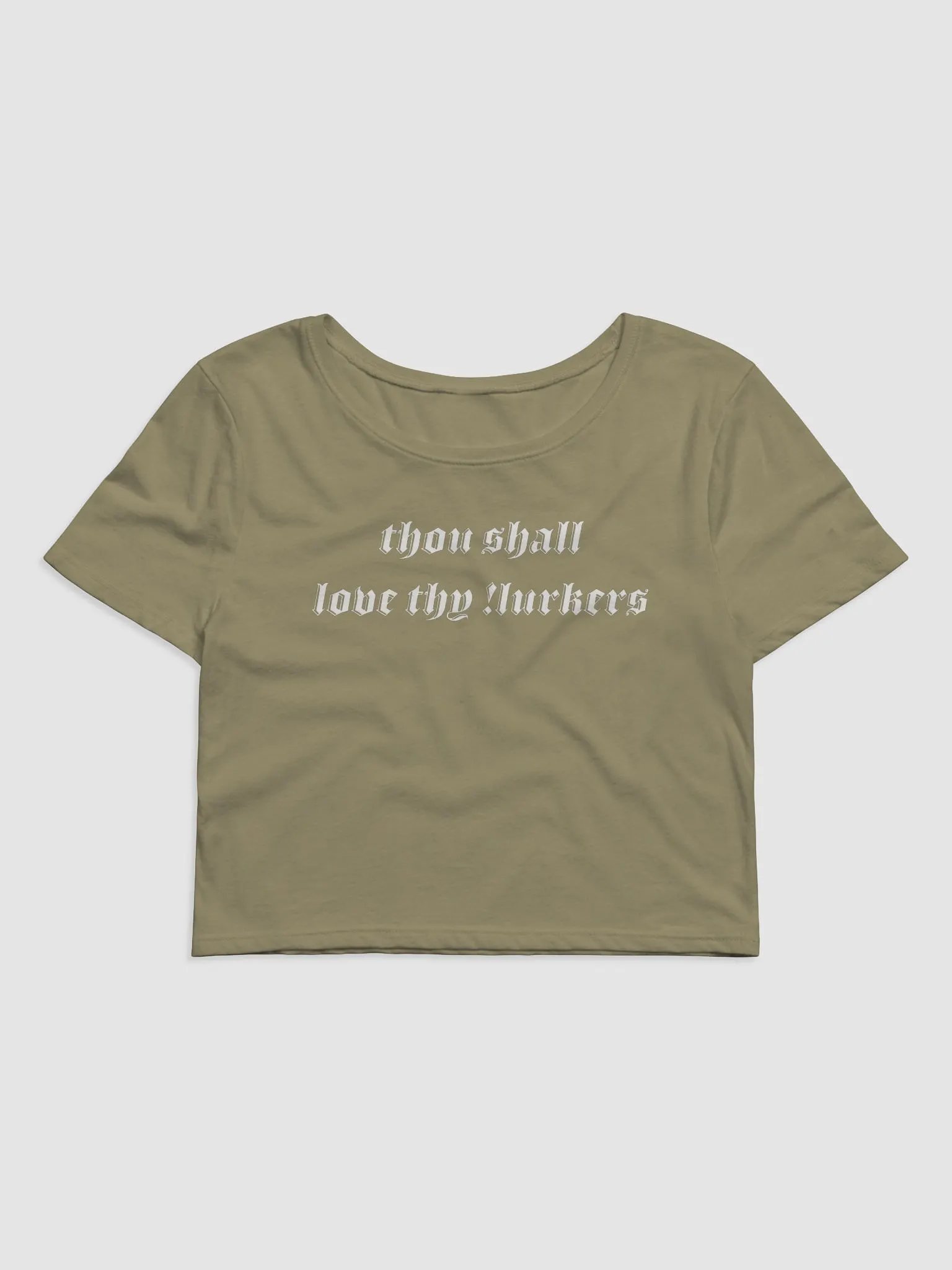 !lurkers crop top (white) (w) product image (1)