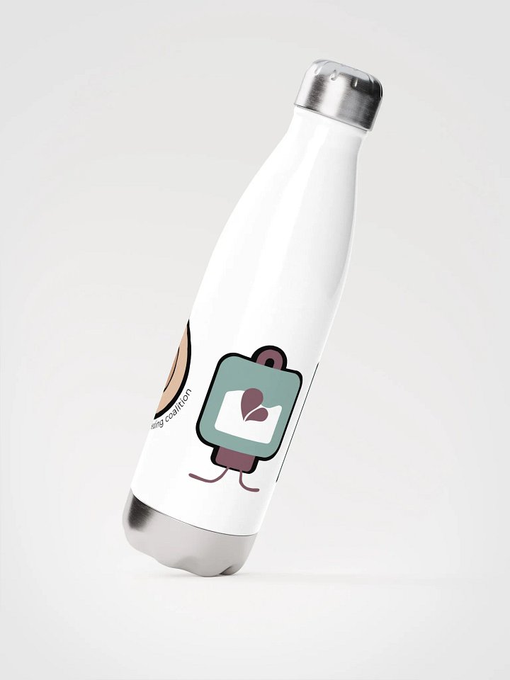 Different, But Same Light Skin Tone Stainless Steel Water Bottle product image (2)