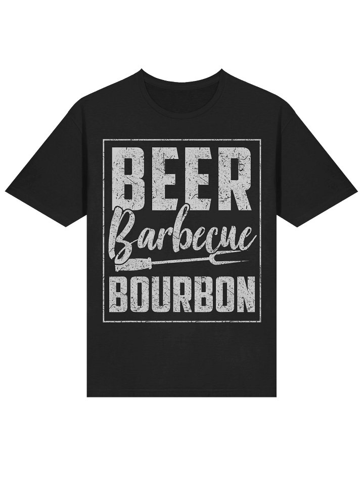Beer. Barbecue. Bourbon. – Gildan Softstyle Unisex T-Shirt product image (2)