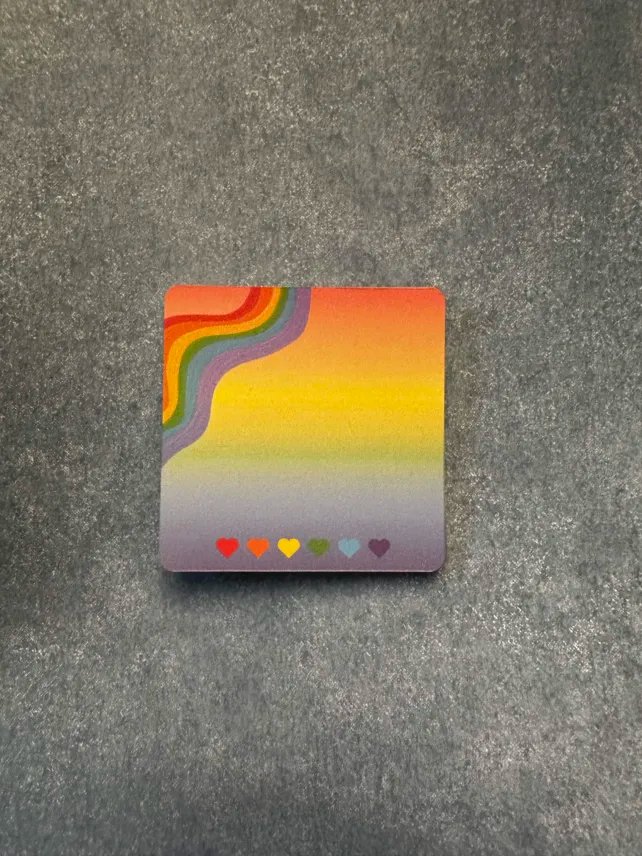 Rainbow Memo Pad 3x3inch product image (10)