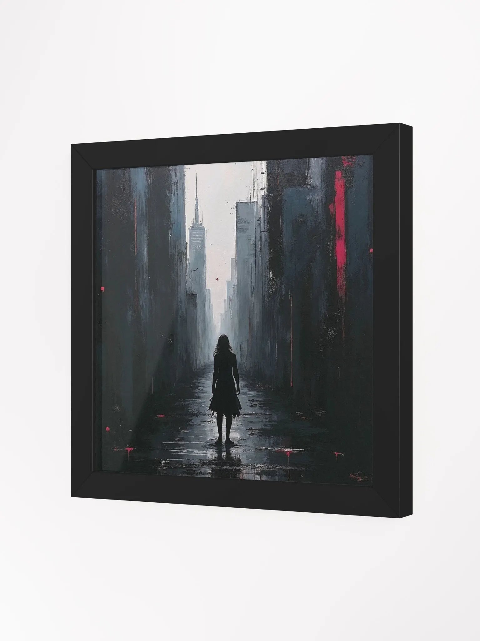 Lone Descent Framed Print product image (21)
