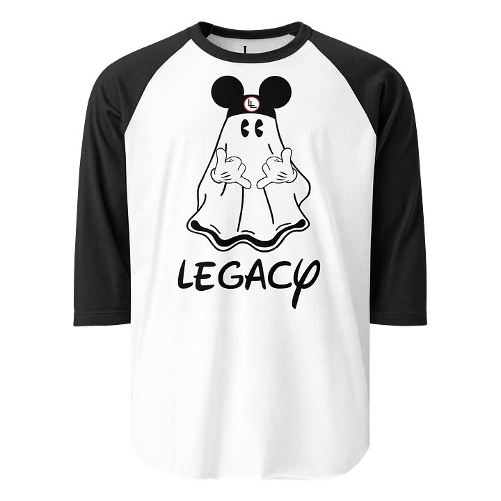 Disnerd Spector Spooks Raglan | White/Black product image (1)