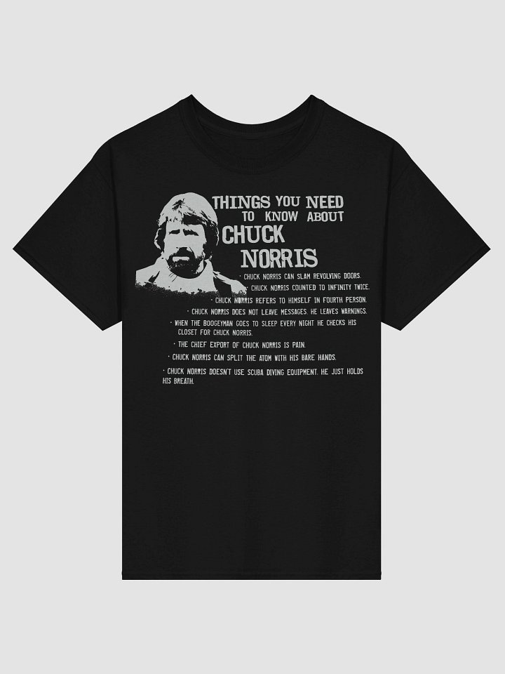 Chuck Norris T Shirt Vintage Chuck Norris Facts product image (1)