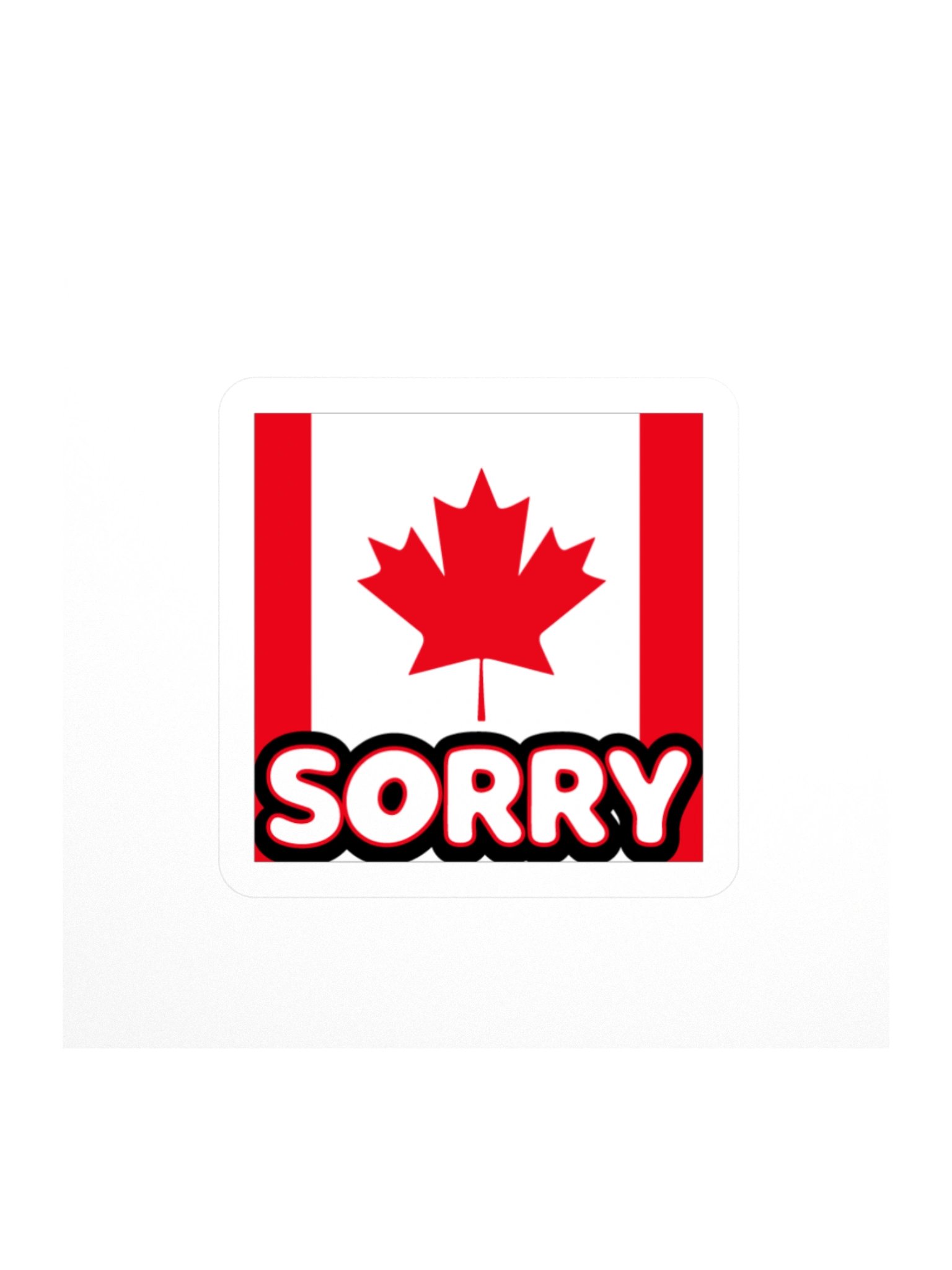 Sorry Sticker product image (1)
