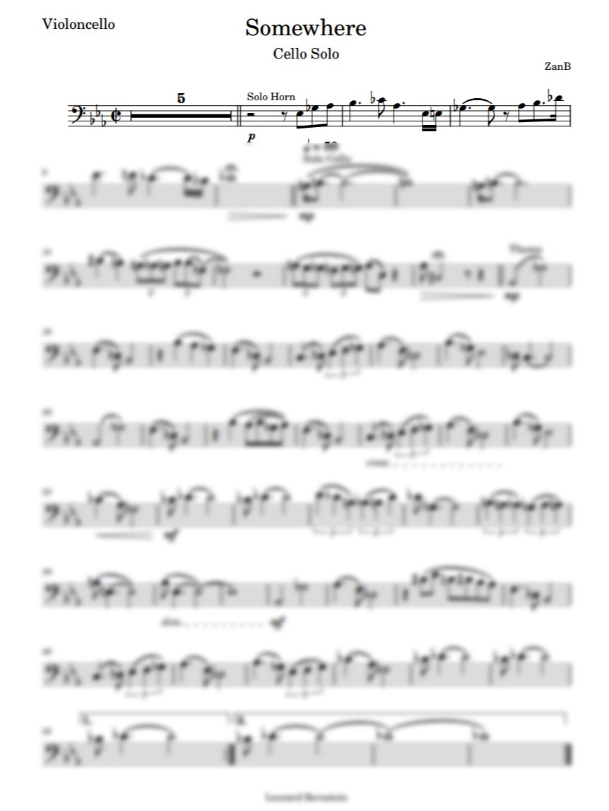 Barbra Streisand - Somewhere (Cello Solo) product image (1)