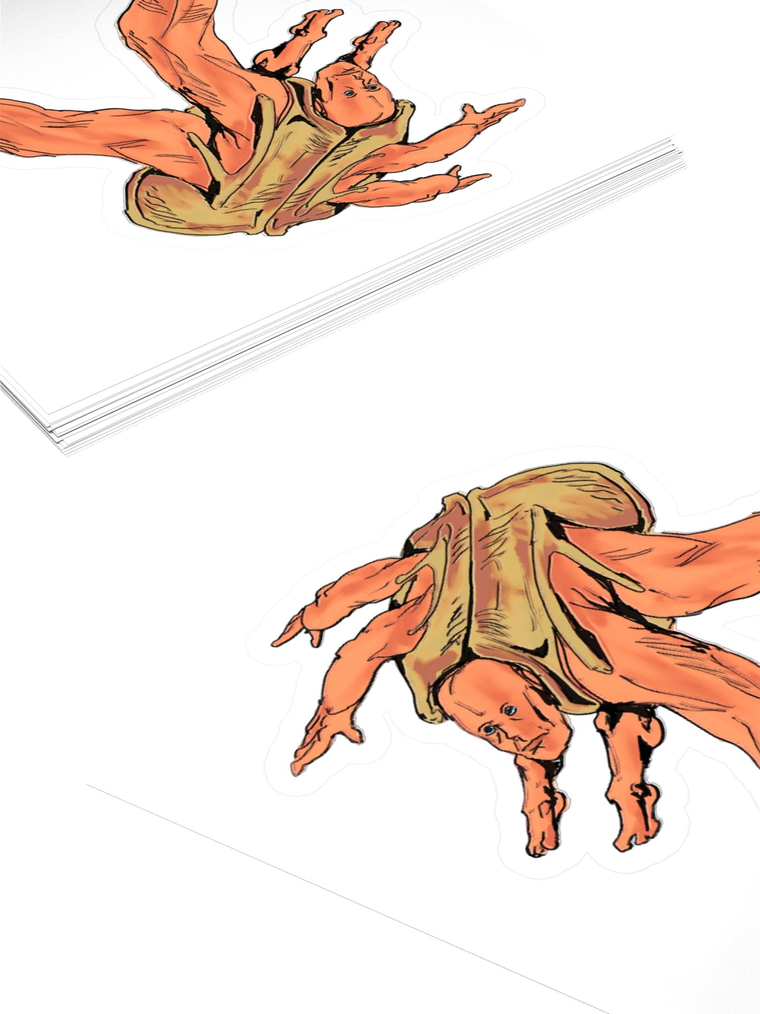 Human Crab Sticker product image (10)