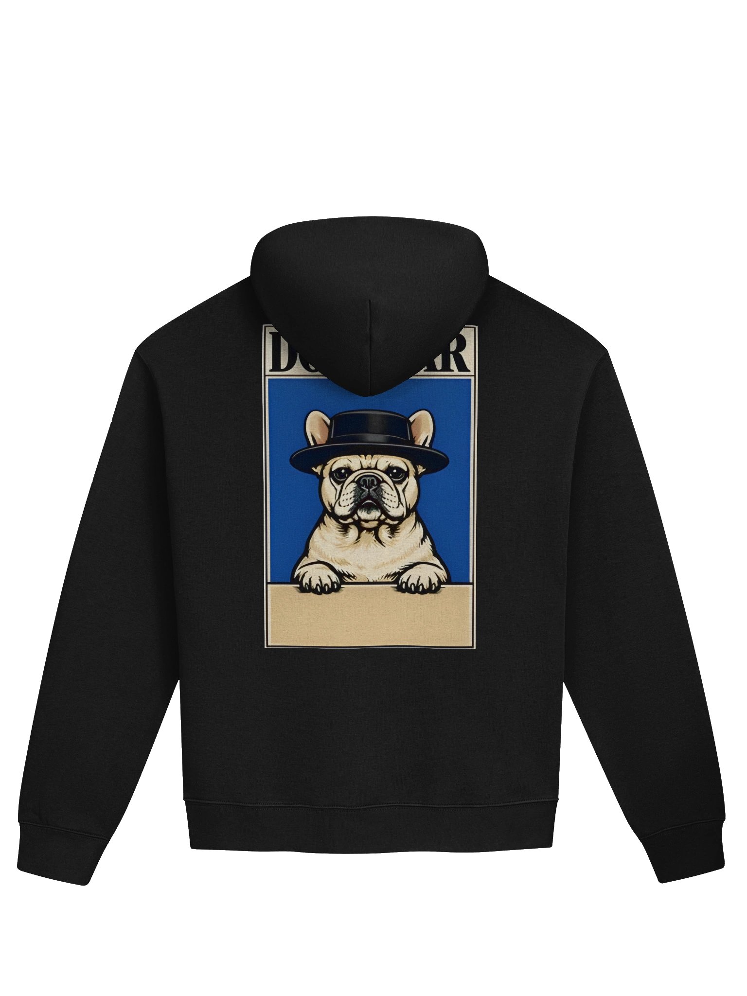Dogzzar Vintage Propaganda Poster Art, Funny French Bulldog in Bowler Hat, Retro Pulp Fiction Aesthetic Illustration product image (34)