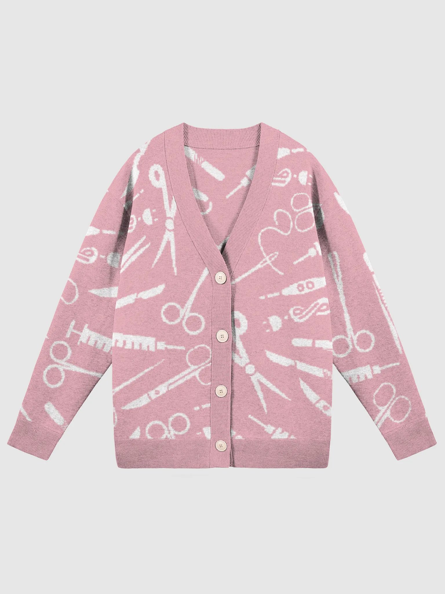 scalpel sweater (hot pink) product image (1)