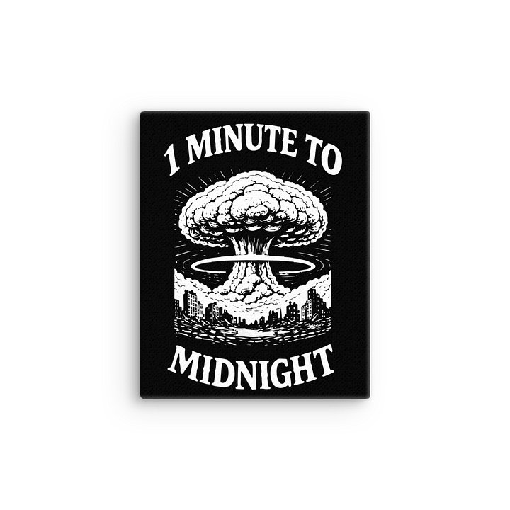 1 Minute to Midnight - Thin Canvas Art product image (12)