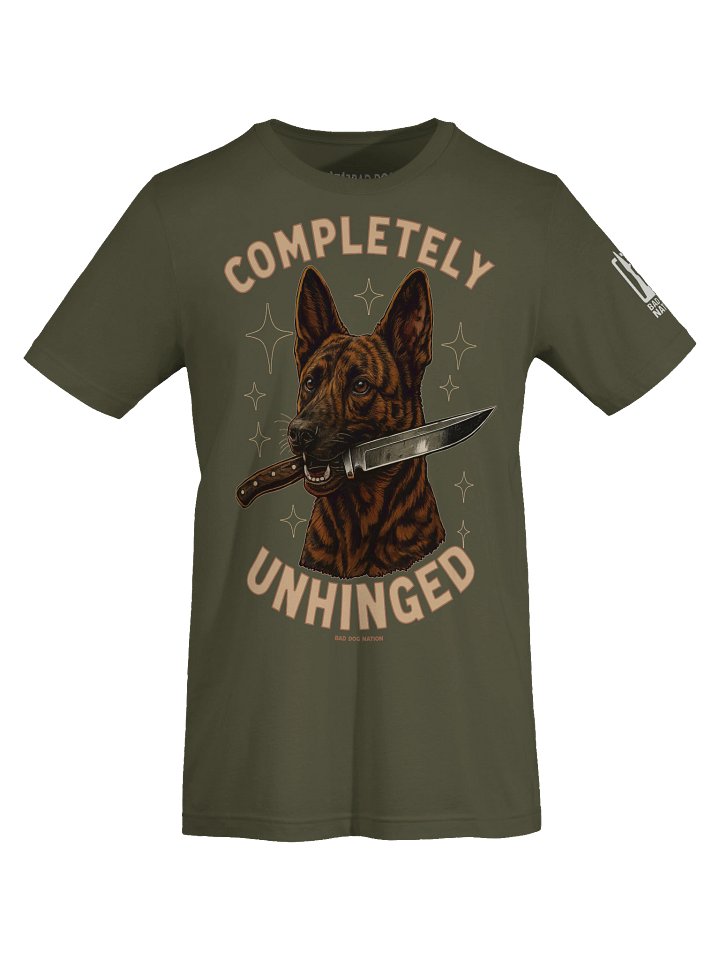 Completely Unhinged Dutch Shepherd - PREMIUM ADULT UNISEX T-SHIRT product image (1)