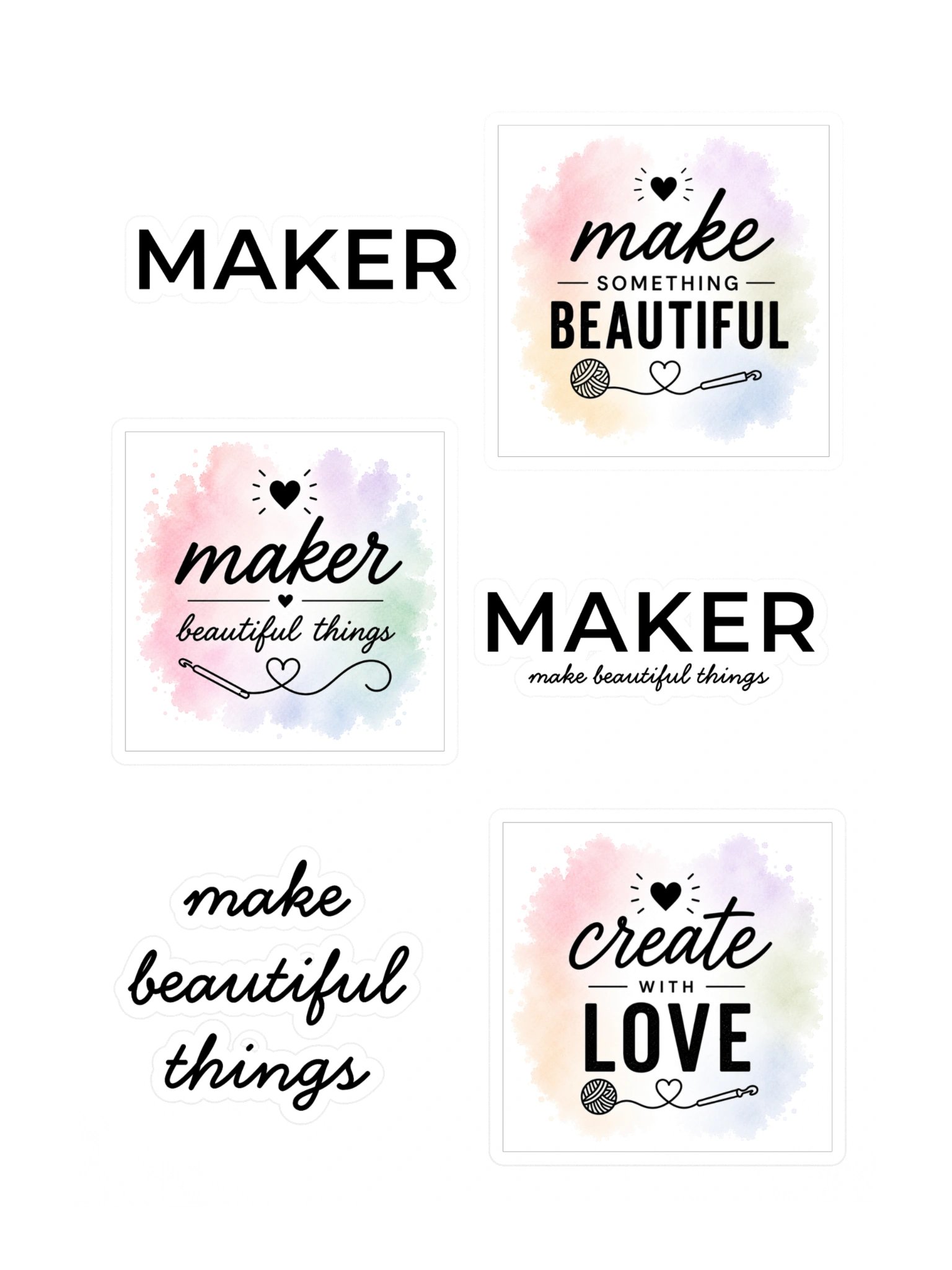 Maker Sticker Sheet product image (3)