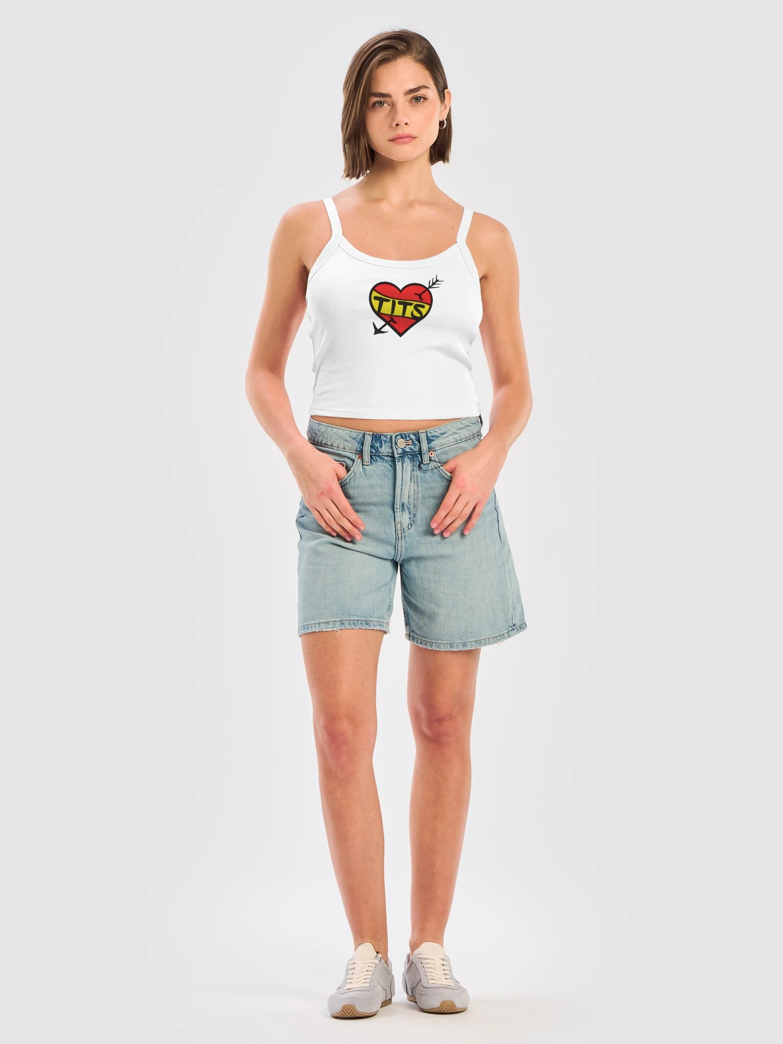 TITS SHOW GIRL Micro-Rib Tank product image (3)
