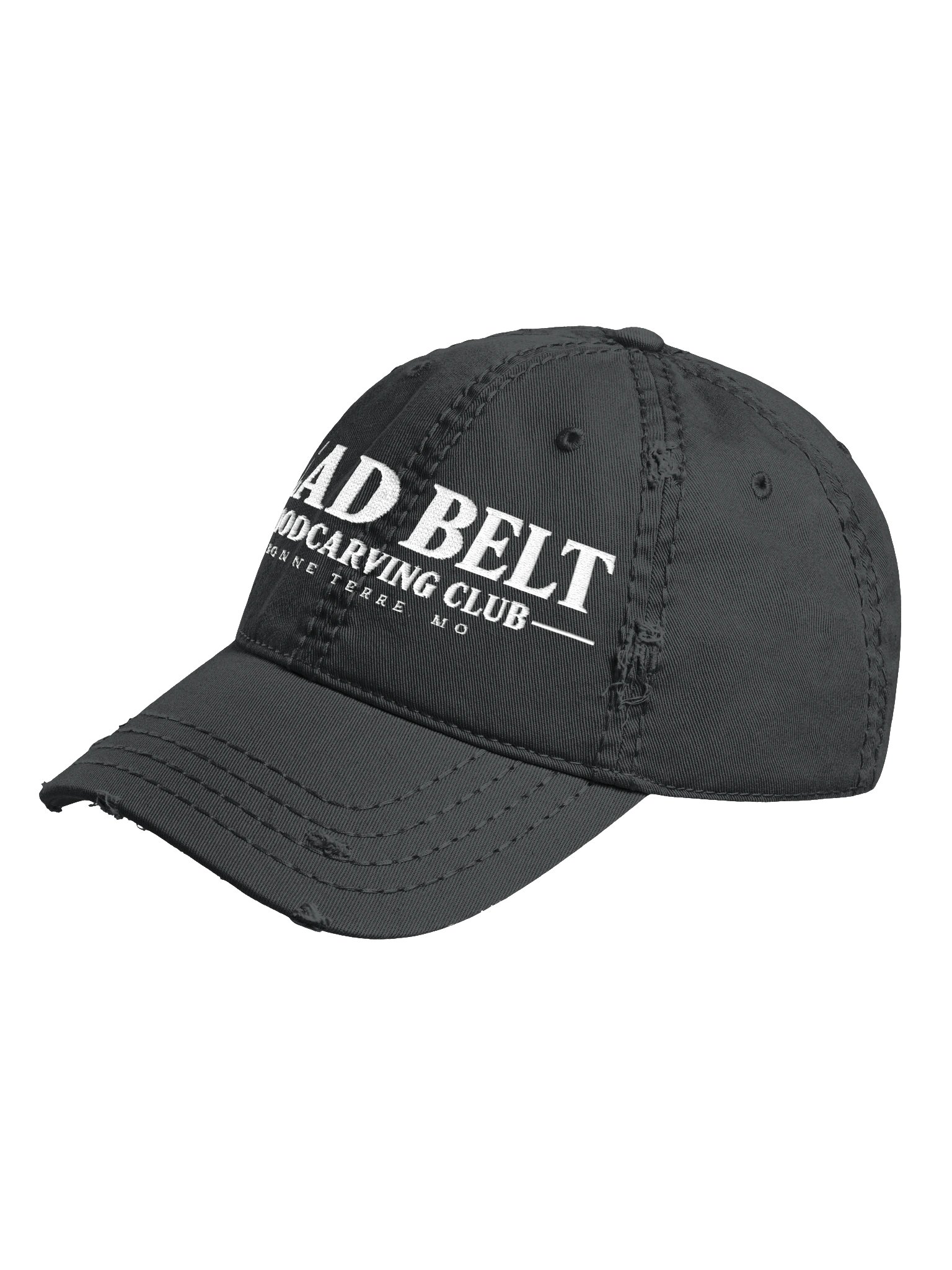 Club Hat -- Embroidered / Distressed, Dad Hat product image (2)