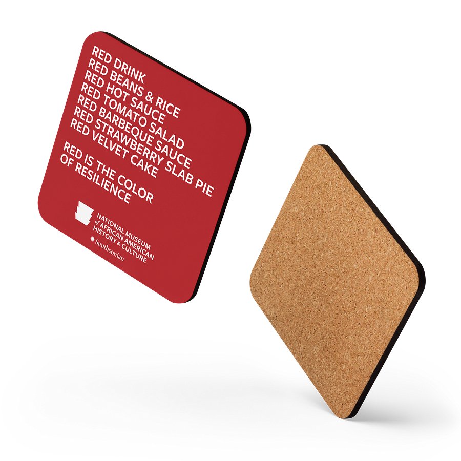 “Red is the Color of Resilience” Coaster Image 5