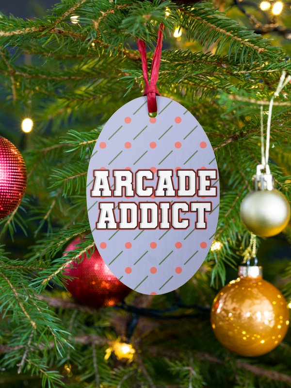 Arcade Addict Ornament product image (1)