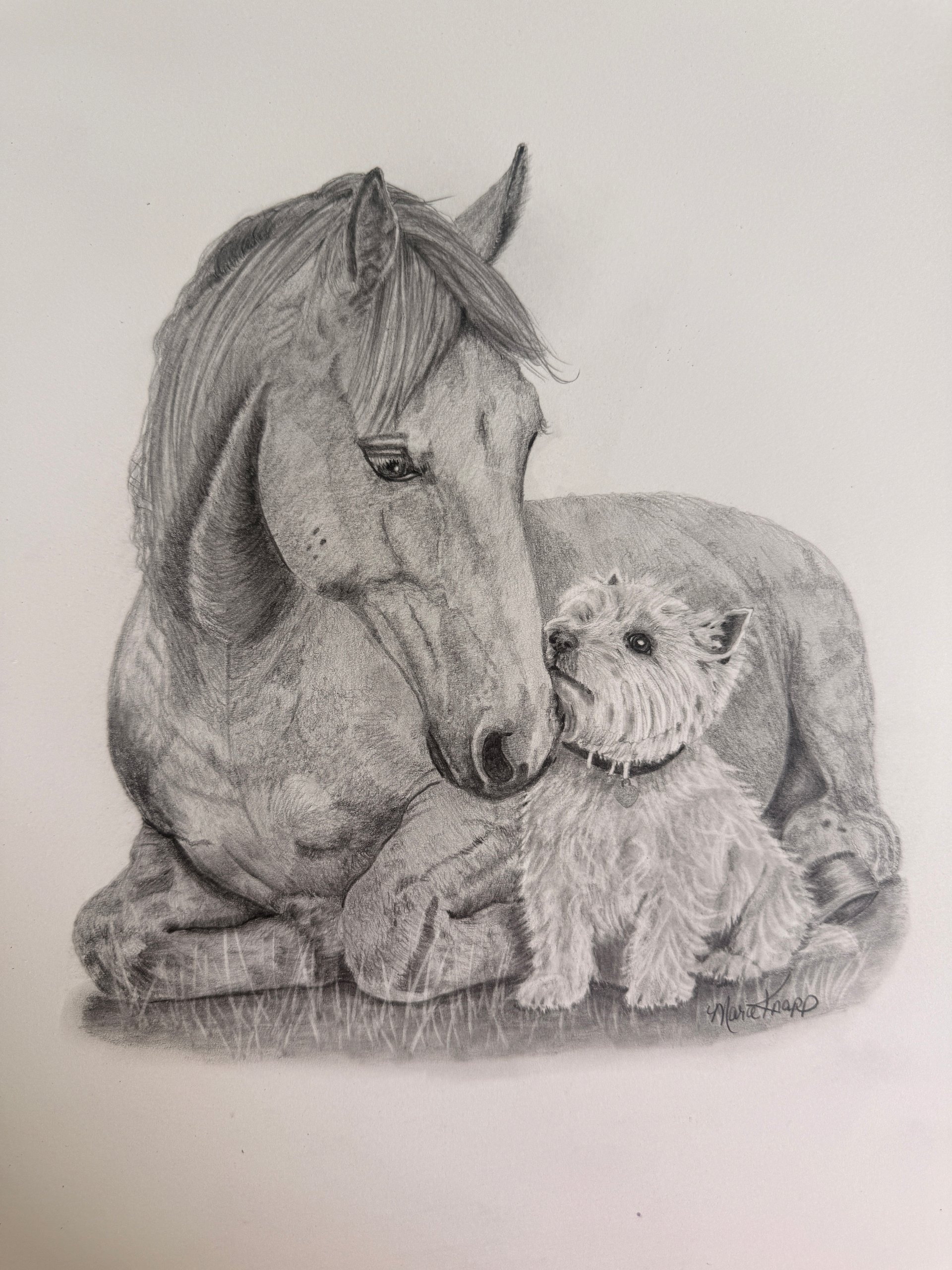 Best Buds - Original Graphite Drawing product image (2)