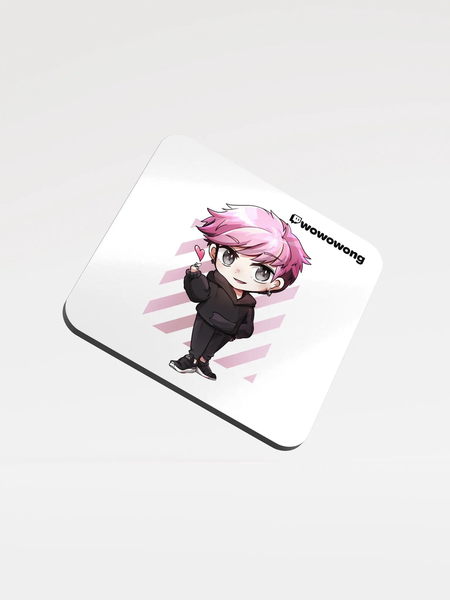 WoWoPinkChibi - Coaster product image (1)