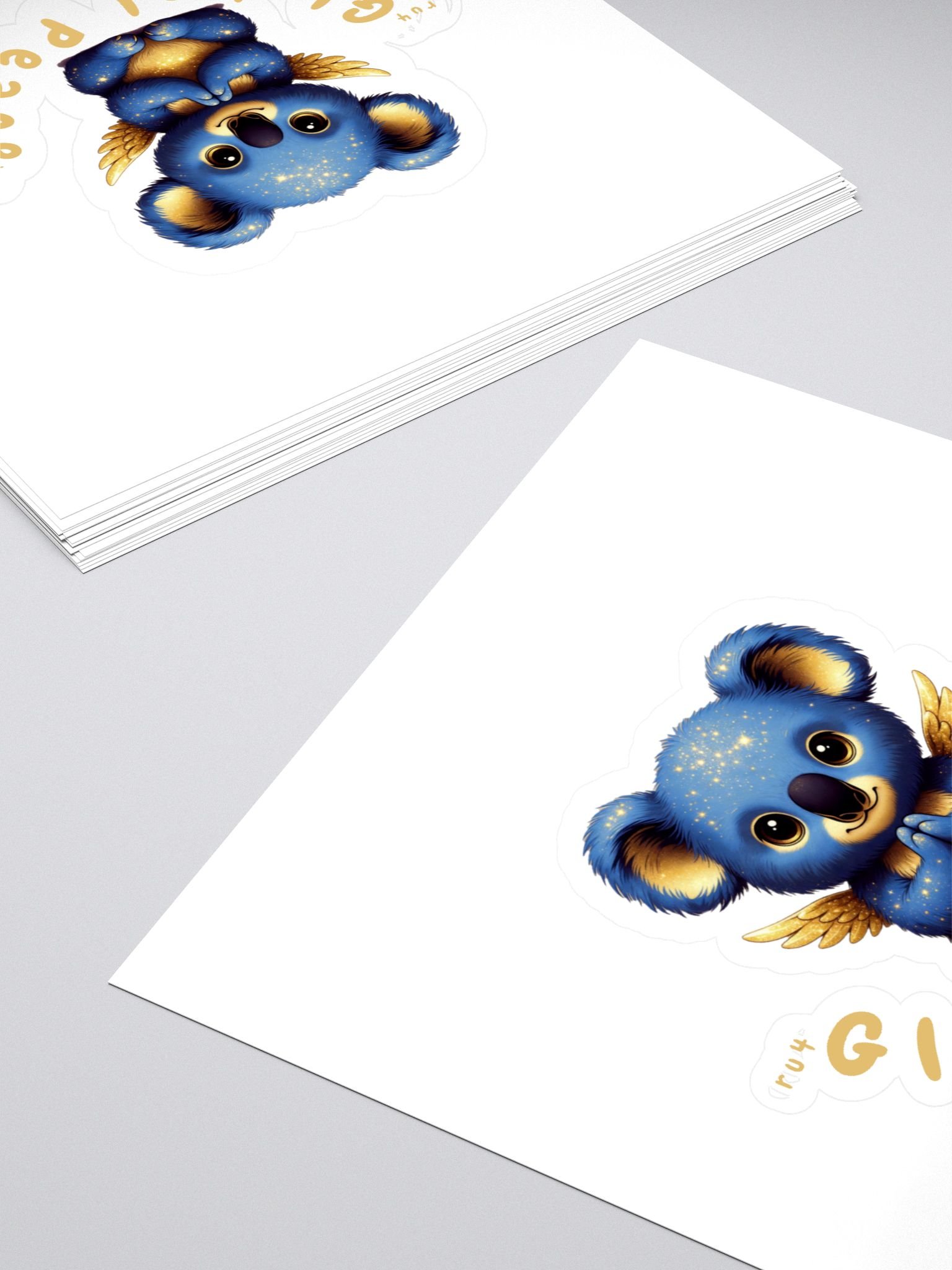 Blue Global Peace koala Sticker product image (4)