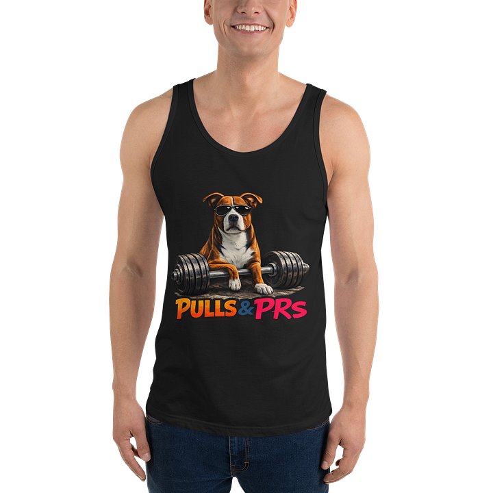 Pulls & PRs event male tank product image (1)