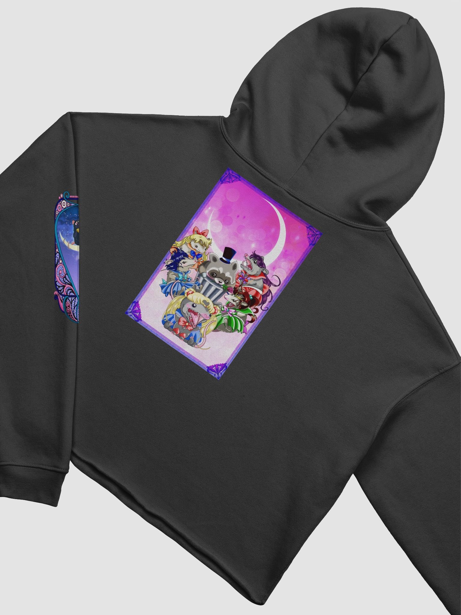 Possum Moon: Bella+Canvas Fleece Crop Hoodie product image (4)