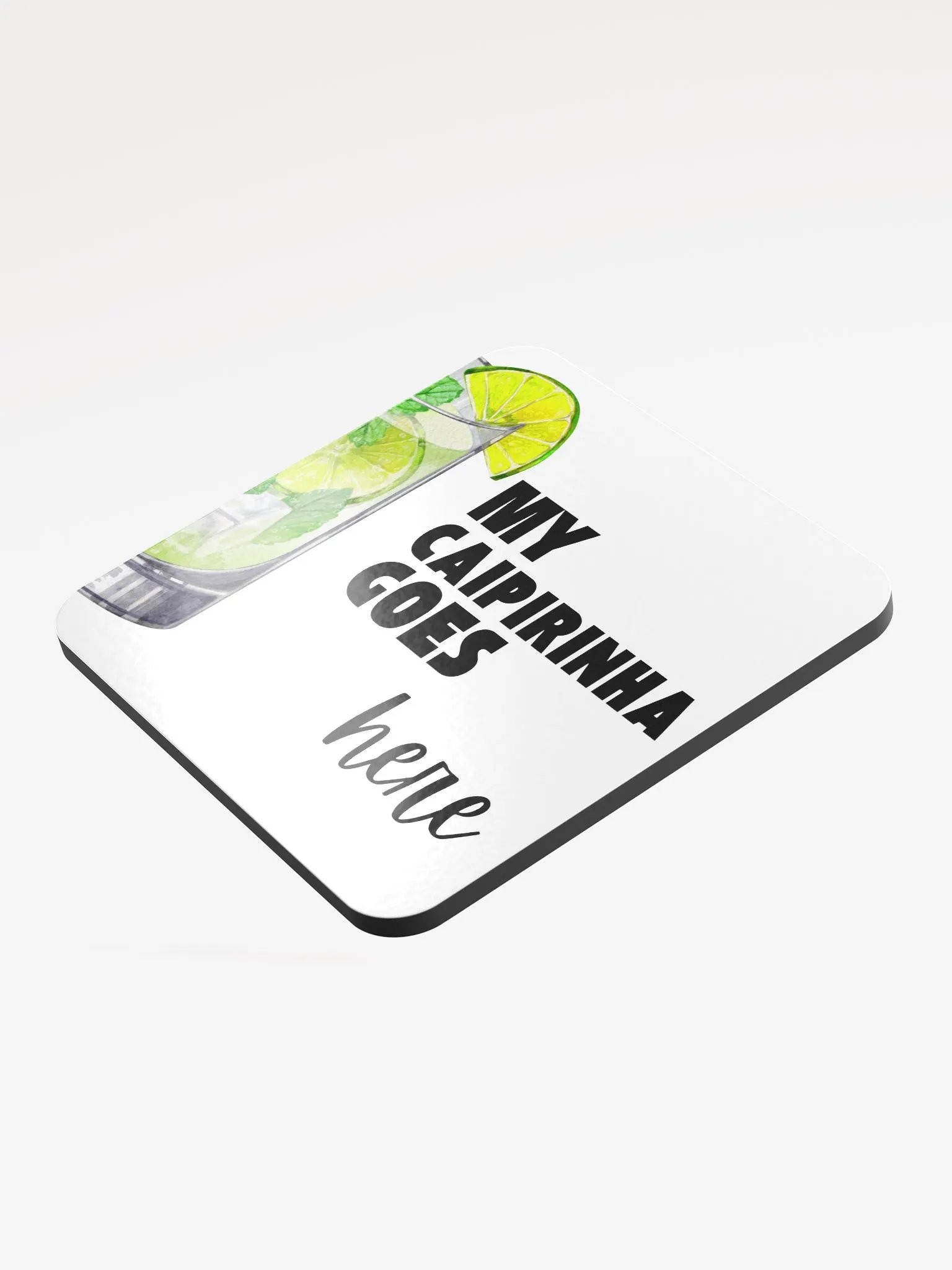 My Caipirinha Goes Here Coaster Set product image (3)