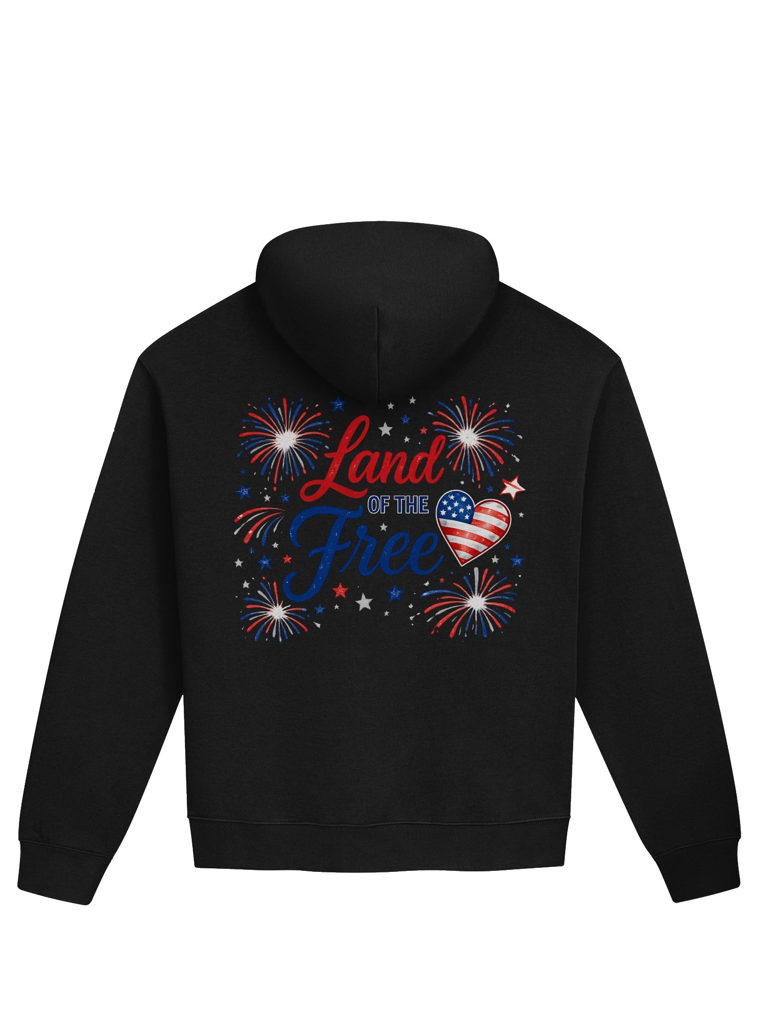 Red, White & Beautiful Eagle Hoodie product image (2)