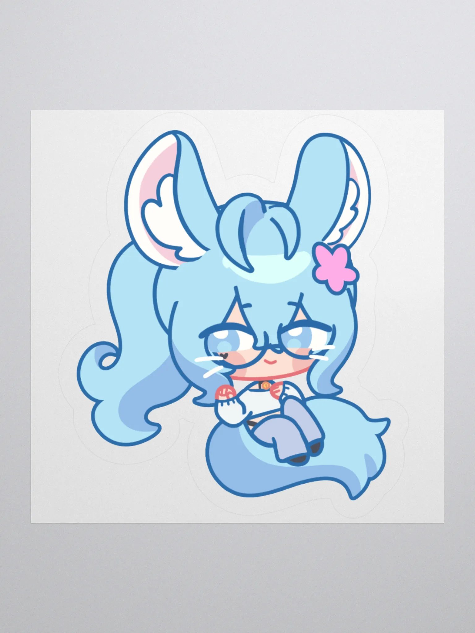 Laid back chibi sticker product image (1)