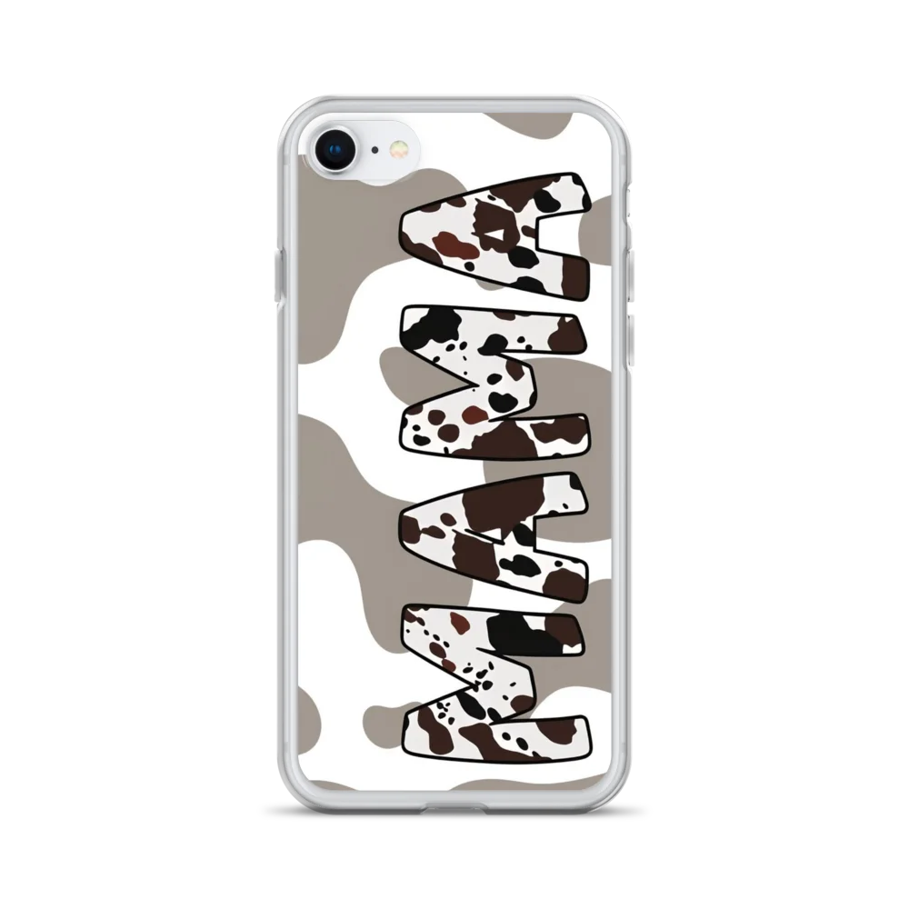Cow Print Abstract Clear iPhone Case product image (28)