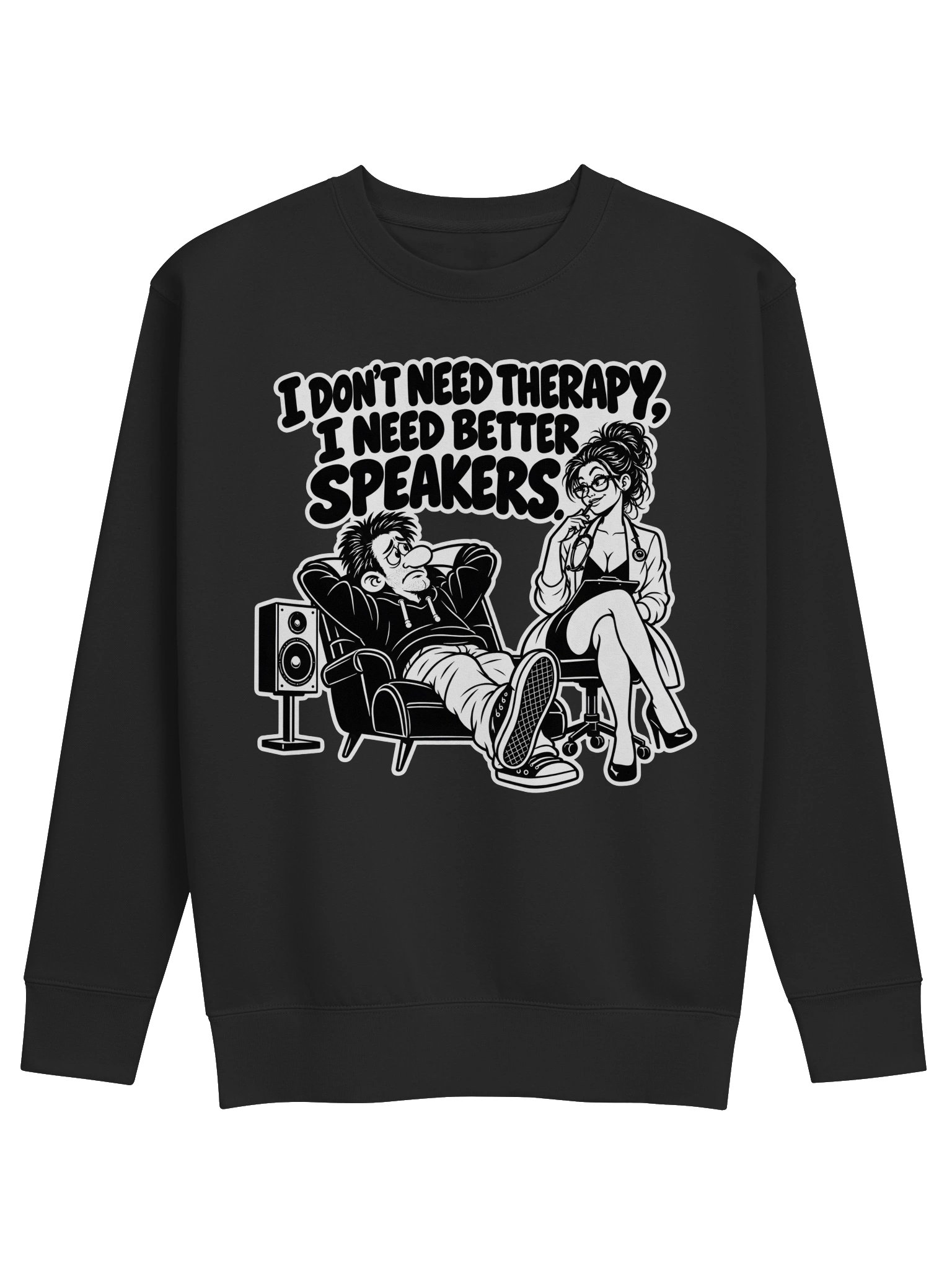 I Don't Need Therapy. I Need Better Speakers - Long Sleeve T-shirt product image (1)