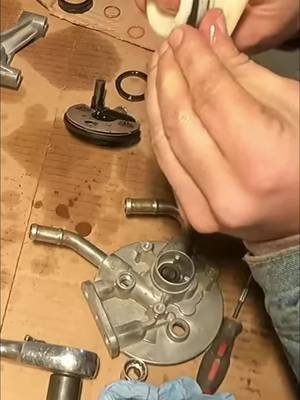 Obstruction? No problem. A little pick action and it's in. Success! #MechanicLife #AutoRepair #DIY #ProblemSolved