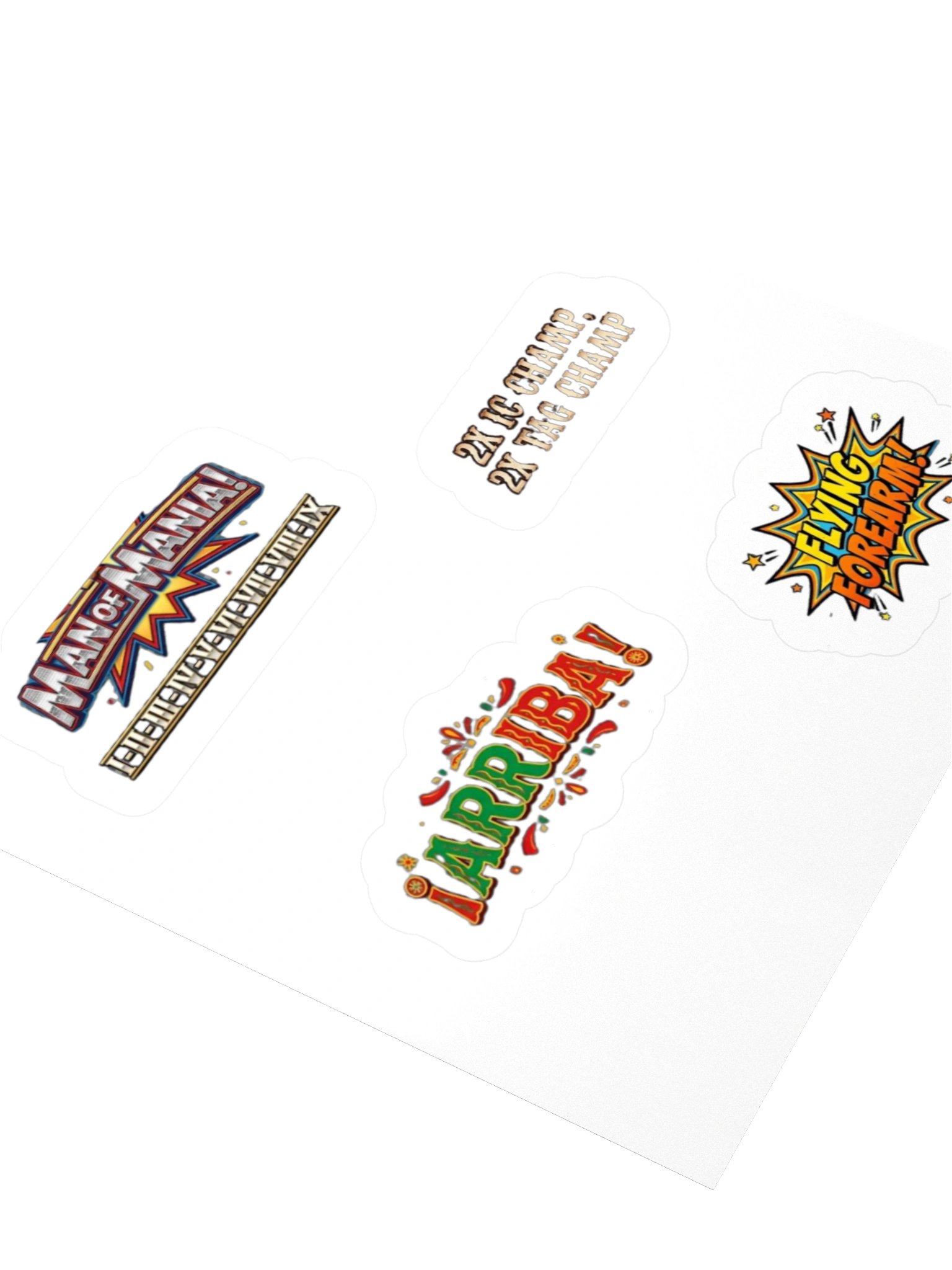 Tito Santana Kiss Cut Sticker Set product image (8)