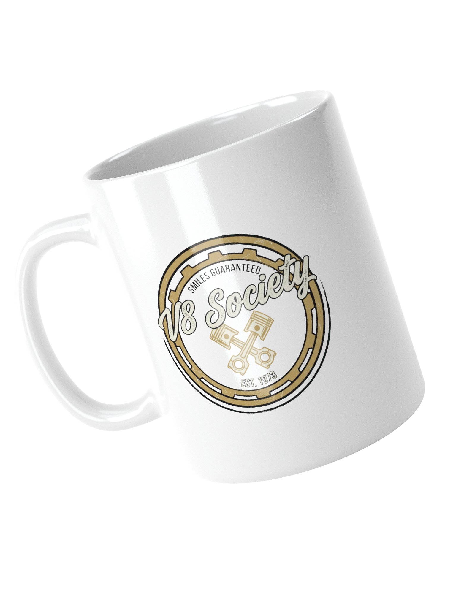 V8 Society Golden Engine Mug product image (12)