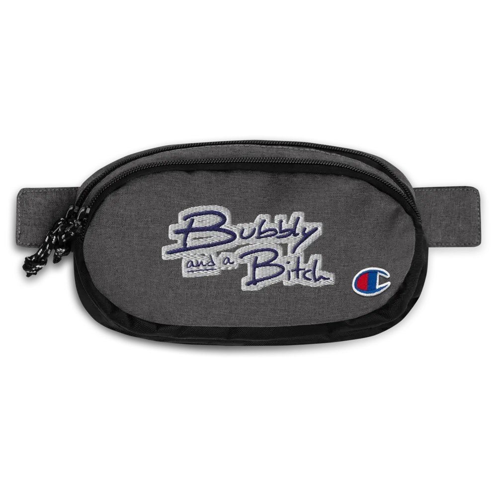 Bubbly and a B (navy bubble design) champion fanny pack product image (1)