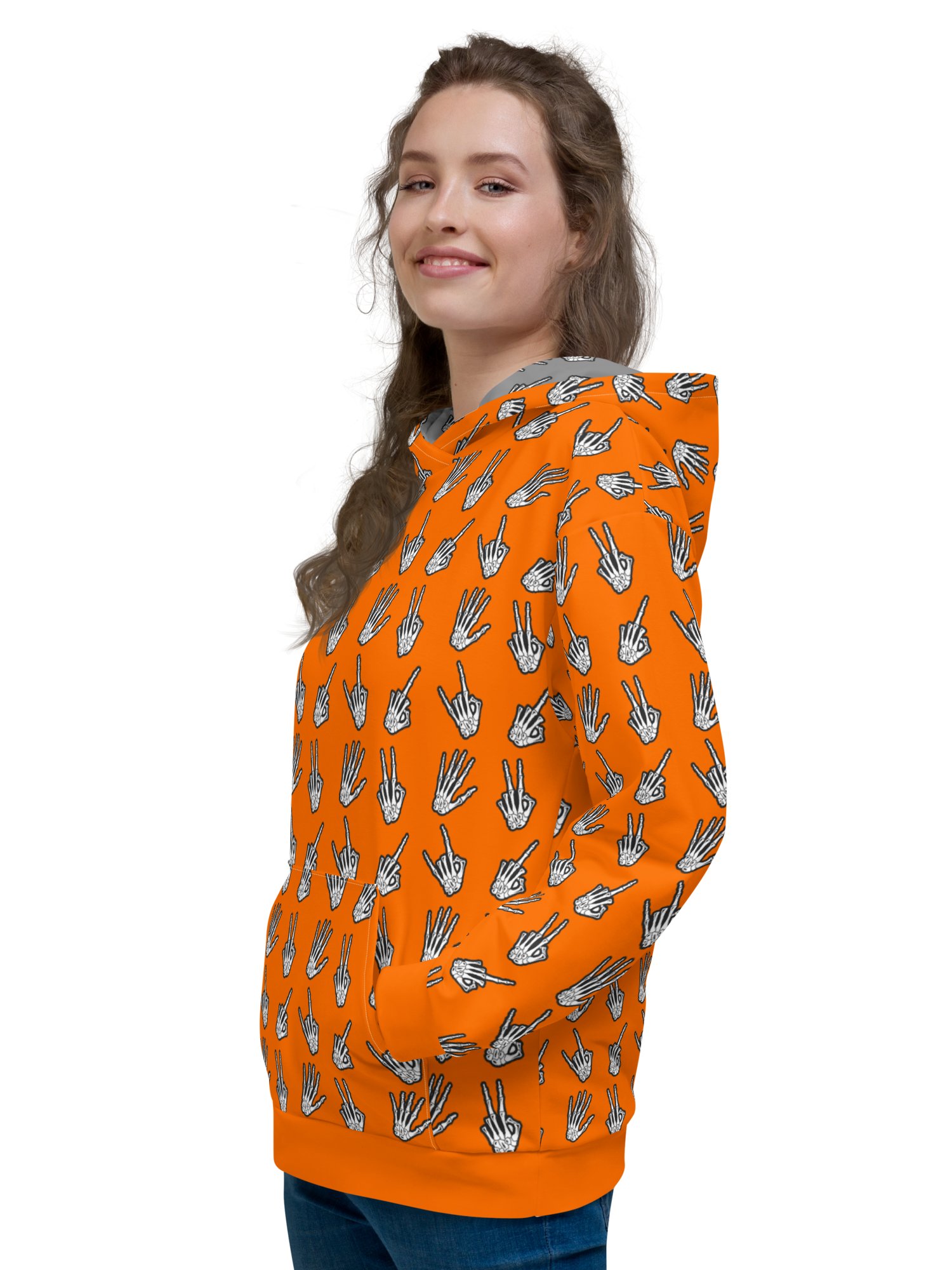 Bone Zone pattern classic hoodie product image (2)