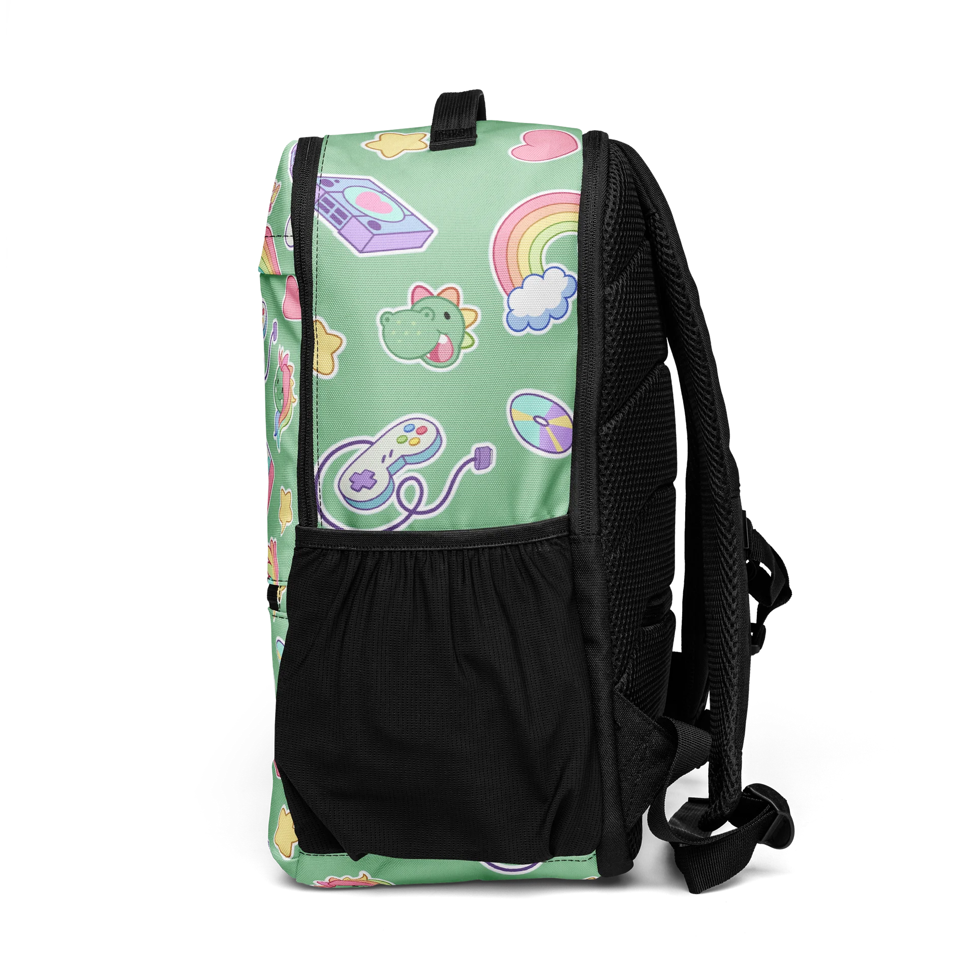 Retro Sticker Utility Backpack All Over Design product image (4)