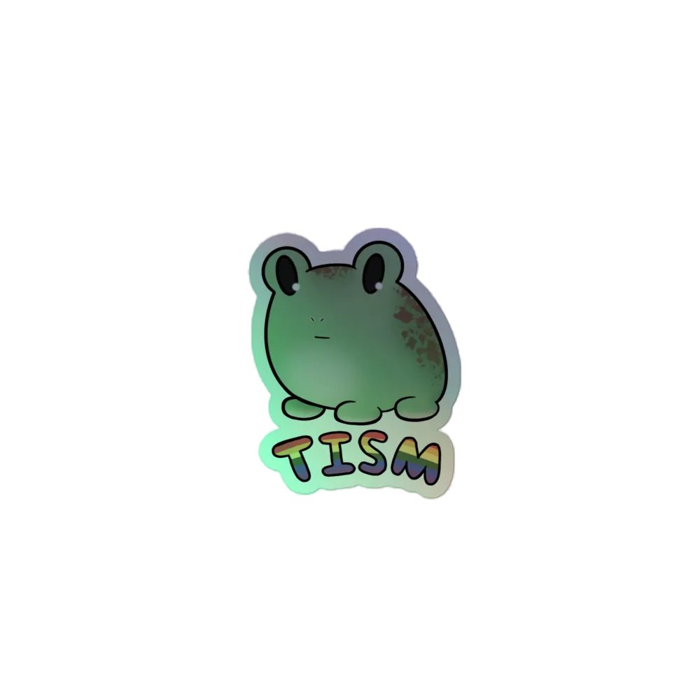 The Tism Frog - Sticker Holo product image (1)