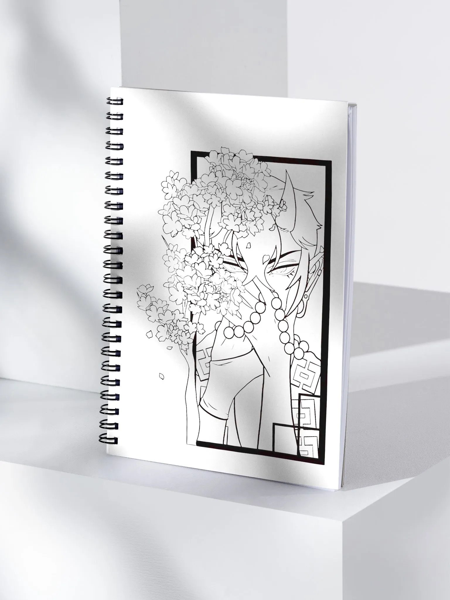 Blacked Cherry Blossom Notebook product image (4)