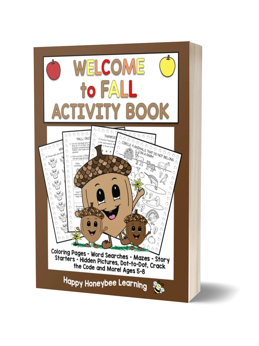 Fall Basic Skills Activity Workbook (Instant Download) product image (1)