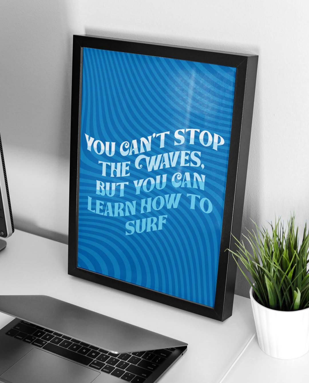 Waves Quote Affirmation Printable Wall Art Decor - Instant Download product image (2)