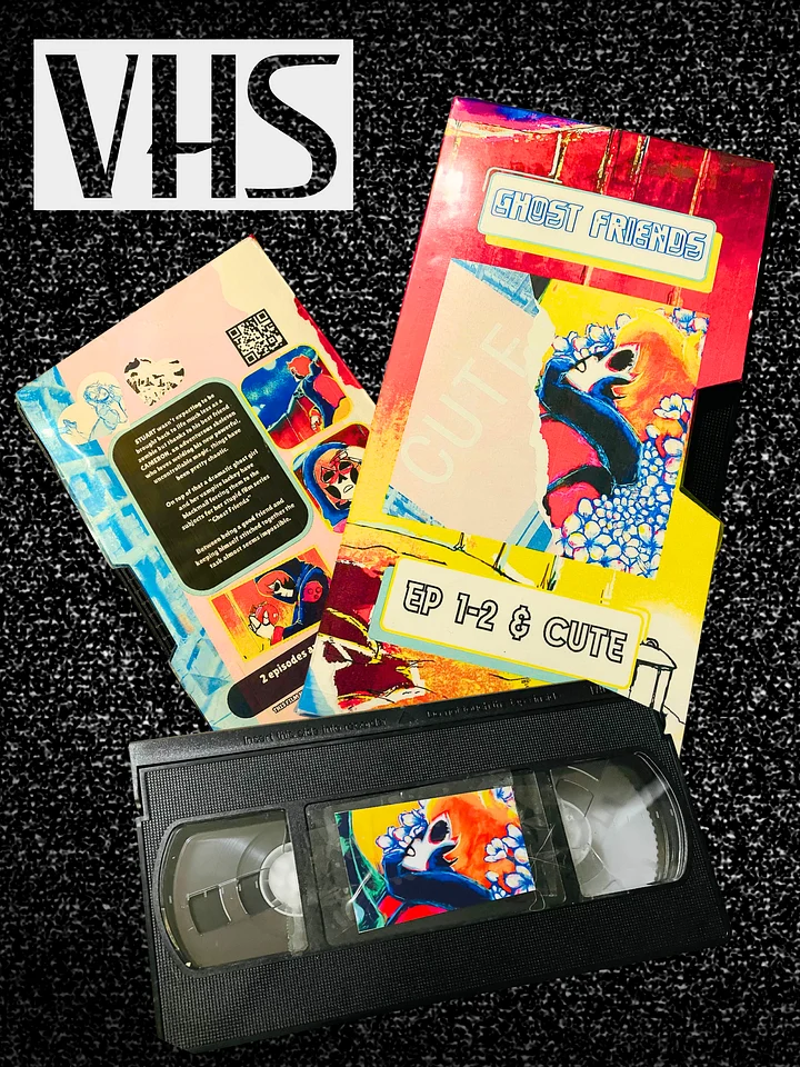 Handmade Custom made Ghost Friends Cute/ep 1-2 VHS (ONLY 3 LEFT!) product image (1)