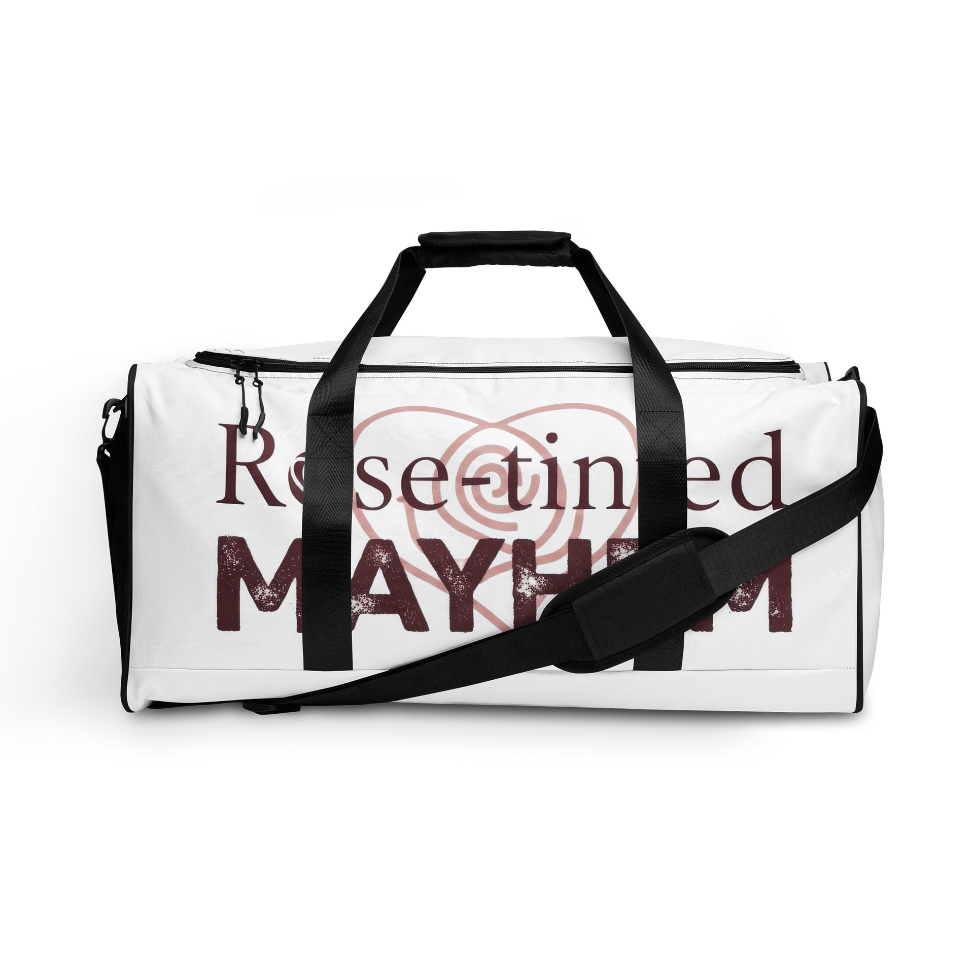 Rose-Tinted Spiral Heart Duffle Bag product image (1)