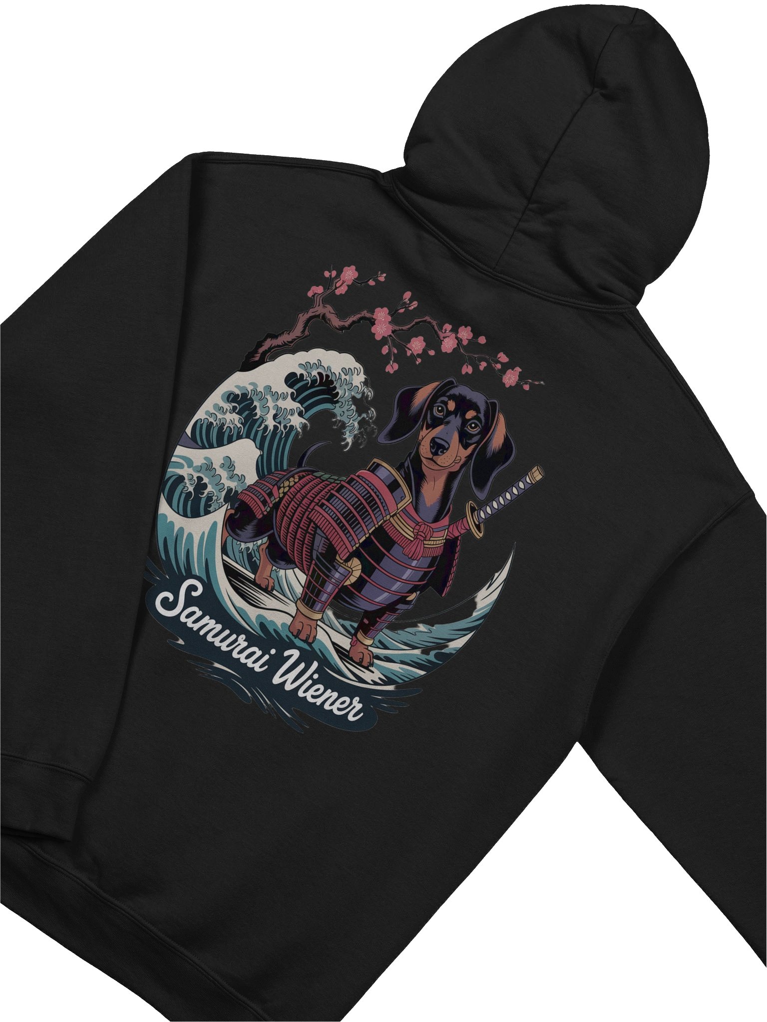 Samurai Wiener Dachshund Hoodie product image (4)