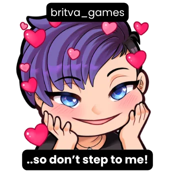 Britva Emote Sticker Sheet product image (9)