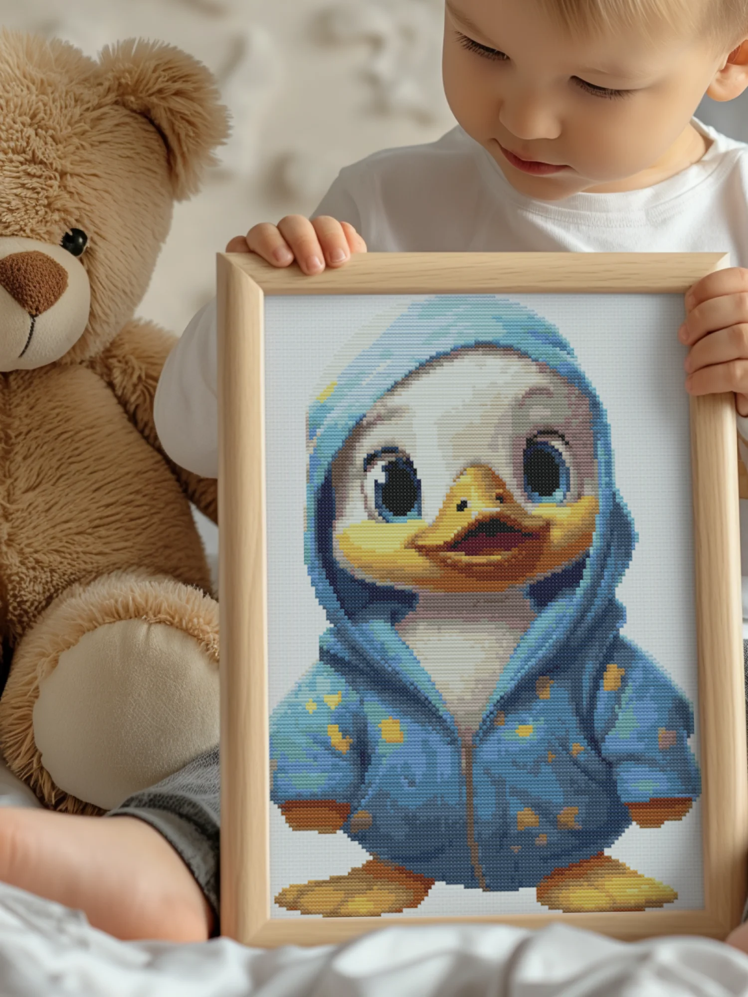 Cozy Quacks Cross Stitch Pattern product image (6)