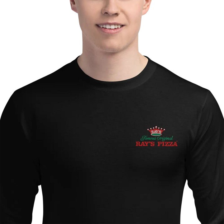 Ray's Pizza x Champion Embroidered Long Sleeve Shirt product image (1)